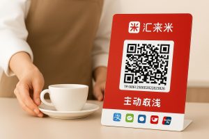汇来米收款码怎么样?收款二维码立牌怎么买